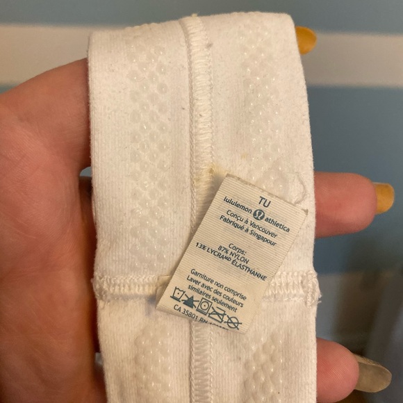 Lululemon athleta sweat band in white - Picture 3 of 3